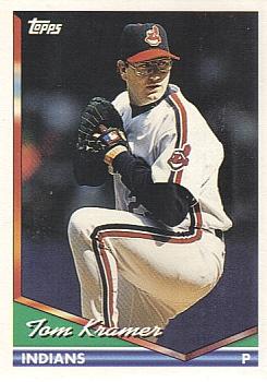 1994 Topps Tom Kramer # 642 Cleveland Indians