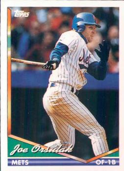 1994 Topps Joe Orsulak # 643 New York Mets