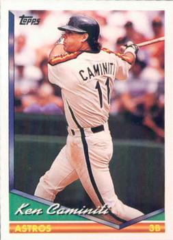 1994 Topps Ken Caminiti # 646 Houston Astros