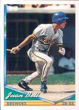 Load image into Gallery viewer, 1994 Topps Juan Bell # 651 Milwaukee Brewers
