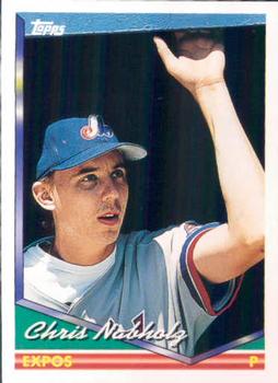 1994 Topps Chris Nabholz # 656 Montreal Expos