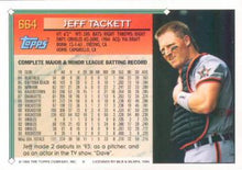 Load image into Gallery viewer, 1994 Topps Jeff Tackett # 664 Baltimore Orioles
