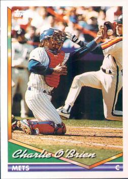 1994 Topps Charlie O'Brien # 671 New York Mets