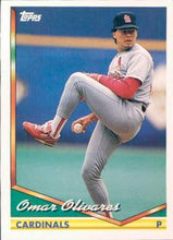 Load image into Gallery viewer, 1994 Topps Omar Olivares # 689 St. Louis Cardinals
