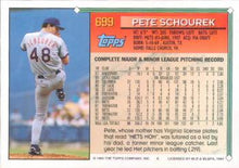 Load image into Gallery viewer, 1994 Topps Pete Schourek # 699 New York Mets
