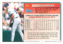 Load image into Gallery viewer, 1994 Topps Kevin Appier # 701 Kansas City Royals
