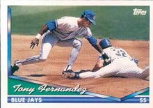 Load image into Gallery viewer, 1994 Topps Tony Fernandez # 702 Toronto Blue Jays
