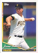 Load image into Gallery viewer, 1994 Topps Zane Smith # 707 Pittsburgh Pirates
