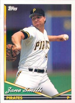 1994 Topps Zane Smith # 707 Pittsburgh Pirates