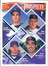 Load image into Gallery viewer, 1994 Topps P Prospects (Todd Williams / Ron Watson / Kirk Bullinger / Mike Welch) PROS, RC # 713 Los Angeles Dodgers / California Angels / St. Louis Cardinals / New York Mets
