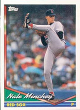 Load image into Gallery viewer, 1994 Topps Nate Minchey RC # 716 Boston Red Sox
