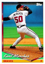 Load image into Gallery viewer, 1994 Topps Kent Mercker # 718 Atlanta Braves
