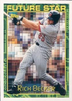 1994 Topps Rich Becker FS # 71 Minnesota Twins