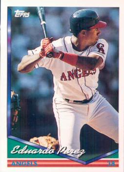 1994 Topps Eduardo Perez # 721 California Angels