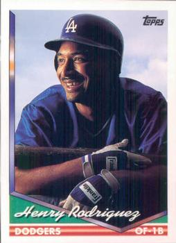 1994 Topps Henry Rodriguez # 727 Los Angeles Dodgers