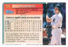 Load image into Gallery viewer, 1994 Topps Jim Leyritz # 728 New York Yankees

