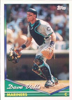1994 Topps Dave Valle # 736 Seattle Mariners