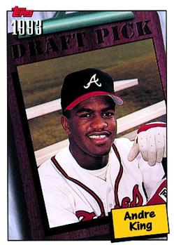 1994 Topps Andre King DPK, RC # 752 Atlanta Braves