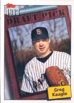 1994 Topps Greg Keagle DPK, RC # 753 San Diego Padres