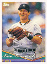 将图片加载到图库查看器，1994 Topps Alan Trammell # 75 Detroit Tigers
