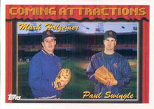 Load image into Gallery viewer, 1994 Topps Mark Holzemer / Paul Swingle CA, RC # 765 California Angels
