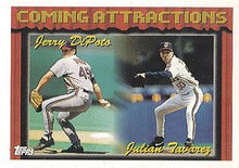 Load image into Gallery viewer, 1994 Topps Jerry DiPoto / Julian Tavarez CA, RC # 767 Cleveland Indians
