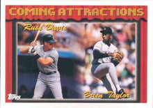 Load image into Gallery viewer, 1994 Topps Russ Davis / Brien Taylor CA, RC # 772 New York Yankees
