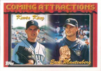 1994 Topps Kevin King / Erik Plantenberg CA, RC # 774 Seattle Mariners