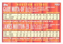 Load image into Gallery viewer, 1994 Topps Gary Mota / James Mouton CA, RC # 782 Houston Astros
