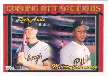 1994 Topps Rich Aude / Midre Cummings CA, RC # 787 Pittsburgh Pirates