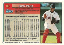 تحميل الصورة إلى عارض المعرض، 1994 Topps توني بينا # 85 بوسطن ريد سوكس
