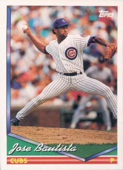 1994 Topps Jose Bautista # 92 Chicago Cubs