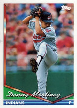 Load image into Gallery viewer, 1994 Topps Traded Dennis Martinez  7T Cleveland Indians
