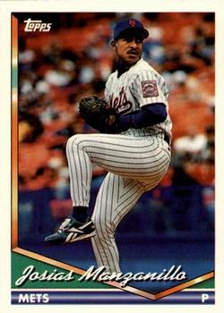 1994 Topps Traded Josias Manzanillo  9T New York Mets