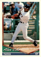 Load image into Gallery viewer, 1994 Topps Traded Alex Cole  12T Minnesota Twins

