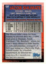 Load image into Gallery viewer, 1994 Topps Traded Jacob Shumate DPK, RC  13T Atlanta Braves
