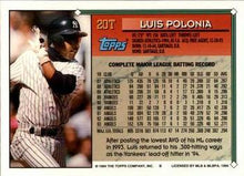 Load image into Gallery viewer, 1994 Topps Traded Luis Polonia  20T New York Yankees

