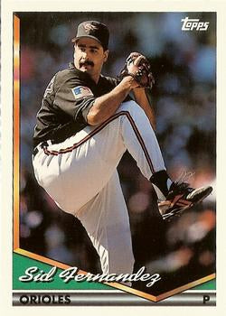 1994 Topps Traded Sid Fernandez  28T Baltimore Orioles