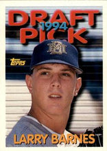 Load image into Gallery viewer, 1994 Topps Traded Larry Barnes DPK, RC  38T Milwaukee Brewers
