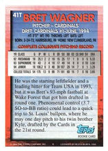 Load image into Gallery viewer, 1994 Topps Traded Bret Wagner DPK, RC  41T St. Louis Cardinals
