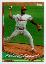 Load image into Gallery viewer, 1994 Topps Traded Heathcliff Slocumb  43T Philadelphia Phillies
