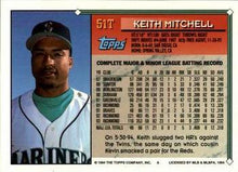 Load image into Gallery viewer, 1994 Topps Traded Keith Mitchell  51T Seattle Mariners
