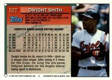Load image into Gallery viewer, 1994 Topps Traded Dwight Smith  52T Baltimore Orioles
