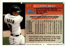 Load image into Gallery viewer, 1994 Topps Traded Jody Reed  57T Milwaukee Brewers
