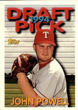 Load image into Gallery viewer, 1994 Topps Traded John Powell DPK, RC  59T Texas Rangers
