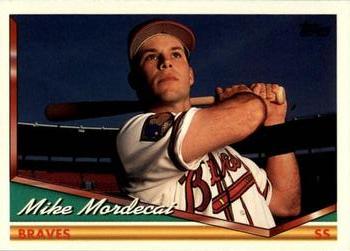 1994 Topps Traded Mike Mordecai RC  63T Atlanta Braves