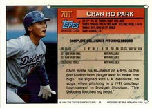 Load image into Gallery viewer, 1994 Topps Traded Chan Ho Park RC  70T Los Angeles Dodgers
