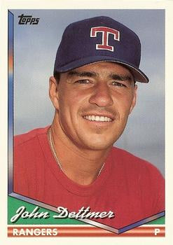1994 Topps Traded John Dettmer  72T Texas Rangers
