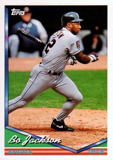 1994 Topps Traded Bo Jackson  90T California Angels