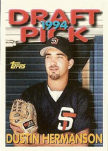 Load image into Gallery viewer, 1994 Topps Traded Dustin Hermanson DPK, RC  95T San Diego Padres
